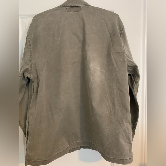 Abercrombie grey vintage wash light jacket in Medium - Picture 3 of 5